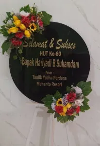 Papan Akrilik Ucapan Ulang Tahun Tana Tidung
